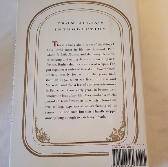 My Life In France, Julia Child with Alex Prud’homme, First Edition - Picture 11 of 12
